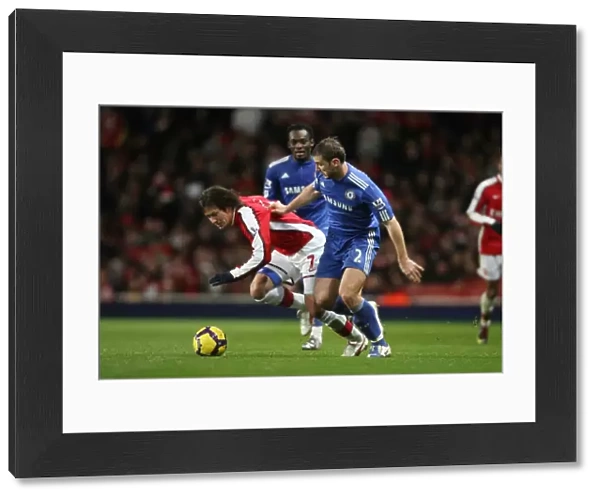 Tomas Rosicky (Arsenal) Branislav Ivanovic (Chelsea). Arsenal 0: 3 Chelsea