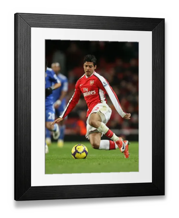 Framed Print : Carlos Vela (Arsenal). Arsenal 0: 3 Chelsea, Barclays Premier League, Emirates Stadium