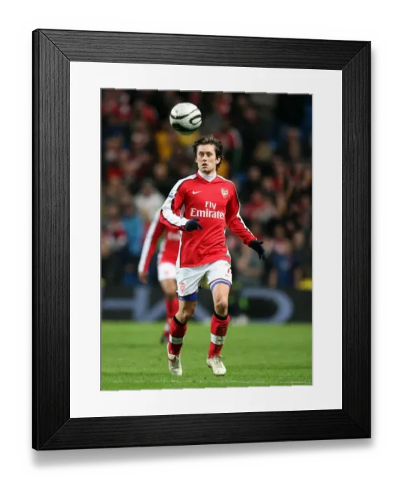 Framed Print : Tomas Rosicky (Arsenal). Manchester City 3: 0 Arsenal. Carlin Cup 5th Round