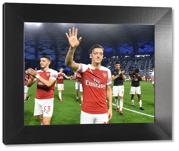 Mesut Ozil Waves Farewell: Arsenal's Friendly Victory over Al-Nasr Dubai SC (March 2019)