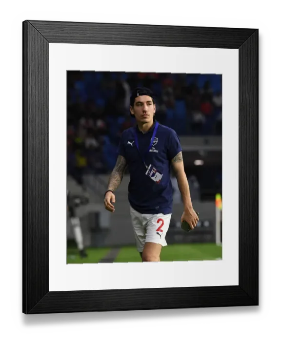 Framed Print : Arsenal vs Al-Nasr Dubai SC: Friendly Match at Al Maktoum Stadium (2018-19)