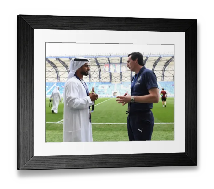 Framed Print : Unai Emery: Arsenal Head Coach Ahead of Al-Nasr Dubai SC Match (2018-19) Framed Print : Unai Emery: Arsenal Head Coach Ahead of Al-Nasr Dubai SC Match (2018-19)