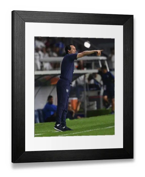 Framed Print : Arsenal Faces Al-Nasr Dubai SC in 2018-19 Friendly Match at Al Maktoum Stadium Framed Print : Arsenal Faces Al-Nasr Dubai SC in 2018-19 Friendly Match at Al Maktoum Stadium