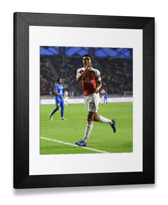 Framed Print : Tyreece John-Jules Scores Third Goal: Al-Nasr Dubai SC vs Arsenal Friendly, Dubai 2019 Framed Print : Tyreece John-Jules Scores Third Goal: Al-Nasr Dubai SC vs Arsenal Friendly, Dubai 2019