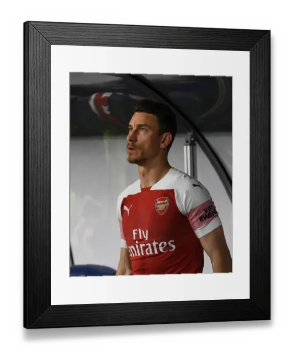 Framed Print : Arsenal's Laurent Koscielny in Action against Al-Nasr Dubai SC (2018-19) Framed Print : Arsenal's Laurent Koscielny in Action against Al-Nasr Dubai SC (2018-19)