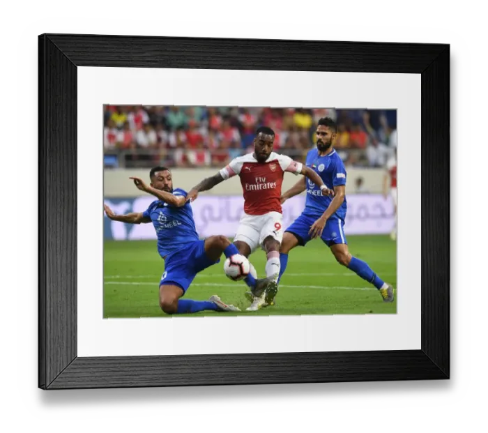 Framed Print : Alexandre Lacazette in Action: Al-Nasr Dubai SC vs Arsenal Friendly (2018-19) Framed Print : Alexandre Lacazette in Action: Al-Nasr Dubai SC vs Arsenal Friendly (2018-19)