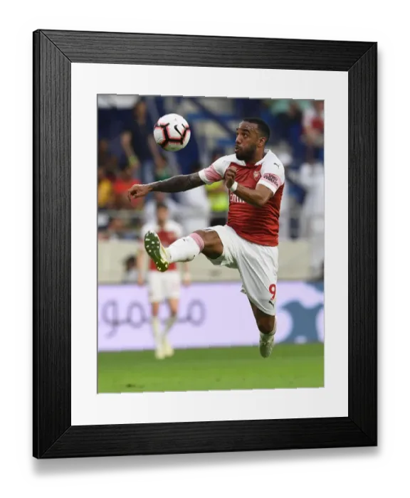 Framed Print : Alexandre Lacazette in Action: Arsenal vs Al-Nasr Dubai SC (2019) Framed Print : Alexandre Lacazette in Action: Arsenal vs Al-Nasr Dubai SC (2019)