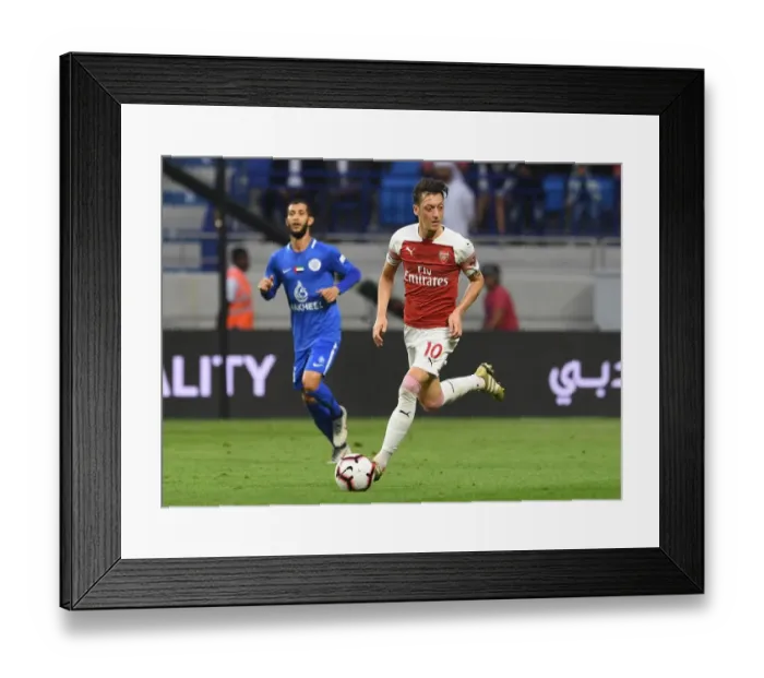 Framed Print : Mesut Ozil in Action: Al-Nasr Dubai SC vs Arsenal, 2019 Framed Print : Mesut Ozil in Action: Al-Nasr Dubai SC vs Arsenal, 2019
