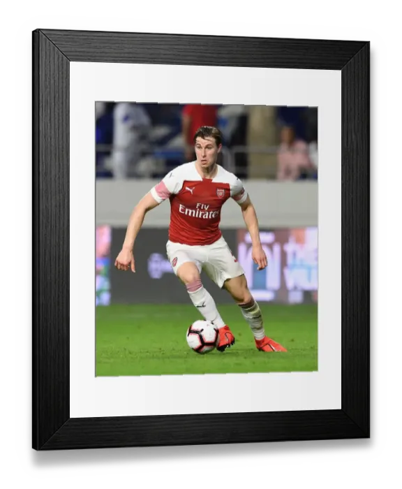 Framed Print : Ben Sheaf in Action: Arsenal vs Al-Nasr Dubai SC (2018-19)