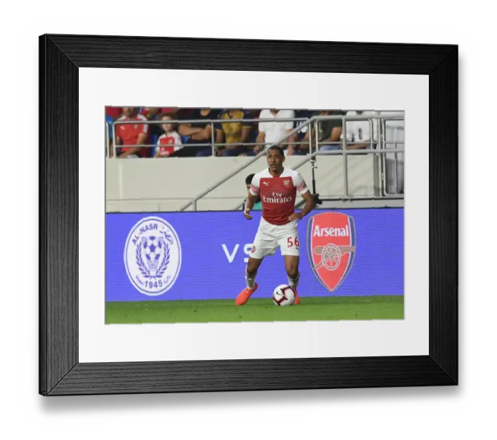 Framed Print : Dominic Thompson in Action: Al-Nasr Dubai SC vs Arsenal Friendly, 2019 Framed Print : Dominic Thompson in Action: Al-Nasr Dubai SC vs Arsenal Friendly, 2019