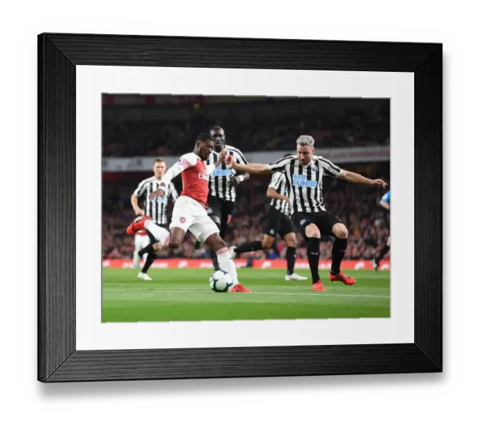 Framed Print : Arsenal vs Newcastle United: Premier League Clash at Emirates Stadium, April 2019 Framed Print : Arsenal vs Newcastle United: Premier League Clash at Emirates Stadium, April 2019