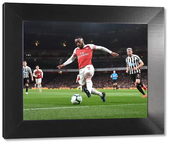 Arsenal's Alex Lacazette in Action Against Newcastle United - Premier League 2018-19
