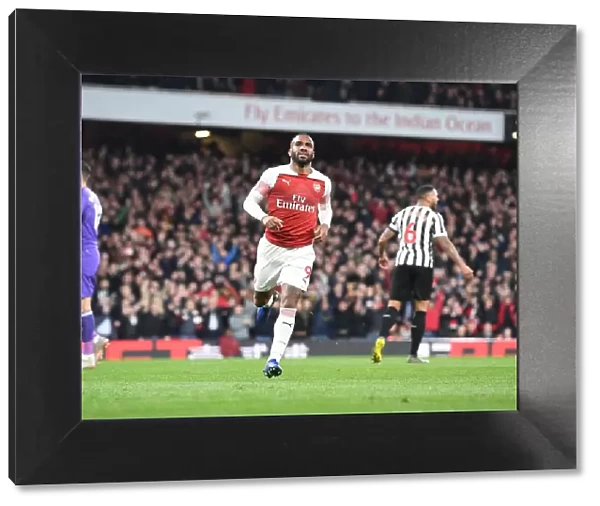 Alexis Lacazette Scores His Second: Arsenal's Victory Over Newcastle United in the Premier League (April 2019)