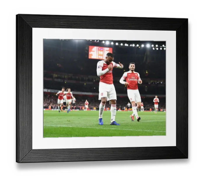 Framed Print : Alexis Lacazette Scores His Second Goal: Arsenal's Victory Against Newcastle United in Premier League Framed Print : Alexis Lacazette Scores His Second Goal: Arsenal's Victory Against Newcastle United in Premier League