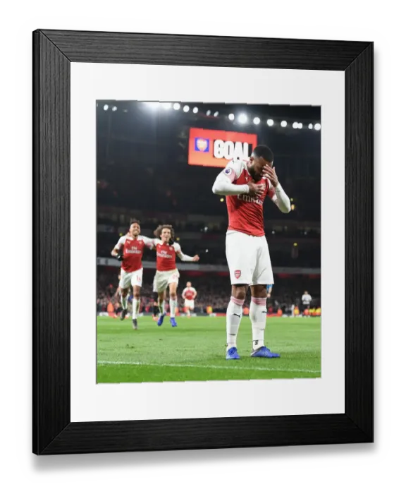 Framed Print : Alexis Lacazette Scores Second Goal: Arsenal FC vs Newcastle United, Premier League 2018-19 Framed Print : Alexis Lacazette Scores Second Goal: Arsenal FC vs Newcastle United, Premier League 2018-19