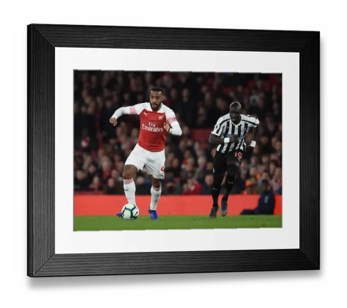 Framed Print : Arsenal vs Newcastle United: Premier League Showdown at Emirates Stadium, April 2019 Framed Print : Arsenal vs Newcastle United: Premier League Showdown at Emirates Stadium, April 2019