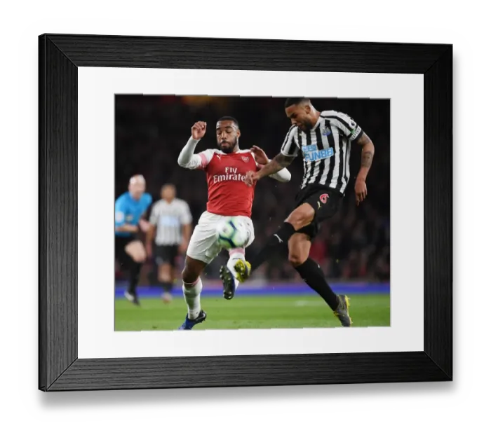 Framed Print : Arsenal vs Newcastle United: Premier League Showdown at Emirates Stadium, April 2019