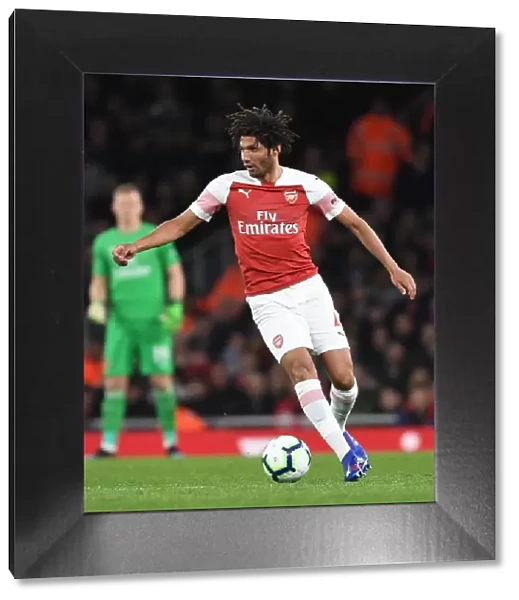 Arsenal's Mo Elneny in Action Against Newcastle United - Premier League 2018-19