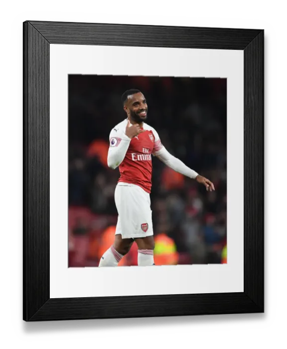 Framed Print : Alexis Lacazette Scores His Second: Arsenal's Victory Over Newcastle United, Premier League 2018-19 Framed Print : Alexis Lacazette Scores His Second: Arsenal's Victory Over Newcastle United, Premier League 2018-19