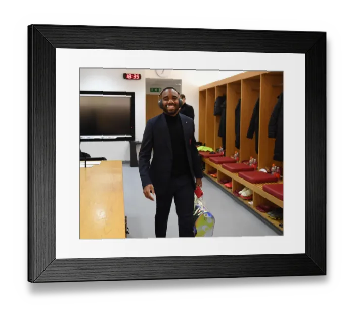 Framed Print : Arsenal FC: Alex Lacazette's Pre-Match Routine vs Newcastle United (2018-19) Framed Print : Arsenal FC: Alex Lacazette's Pre-Match Routine vs Newcastle United (2018-19)
