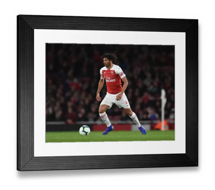 Framed Print : Mohamed Elneny (Arsenal). Arsenal 2:0 Newcastle United