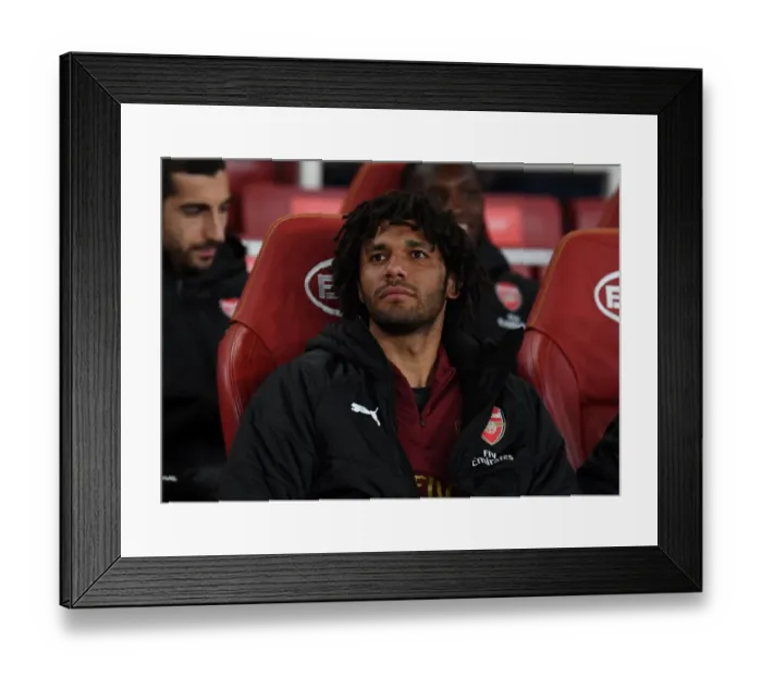 Framed Print : Mohamed Elneny (Arsenal). Arsenal 2:0 Newcastle United