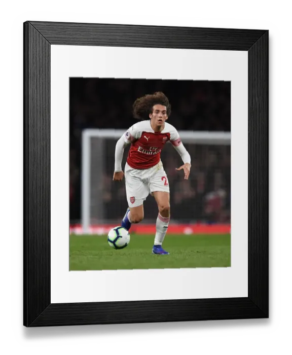 Framed Print : Guendouzi in Action: Arsenal vs. Newcastle United, Premier League 2018-19