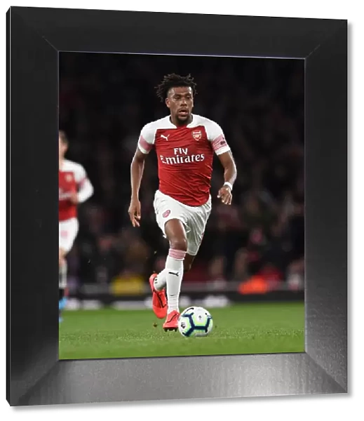 Arsenal's Alex Iwobi in Action Against Newcastle United, Premier League 2018-19