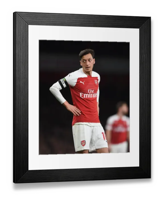 Framed Print : Mesut Ozil in Action: Arsenal vs Newcastle United, Premier League 2018-19