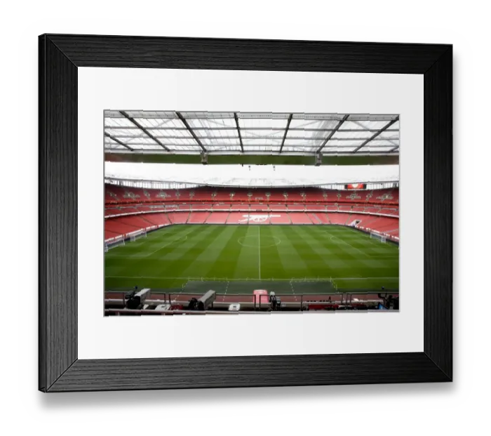 Framed Print : Arsenal Football Club at Emirates Stadium, London - November 2009