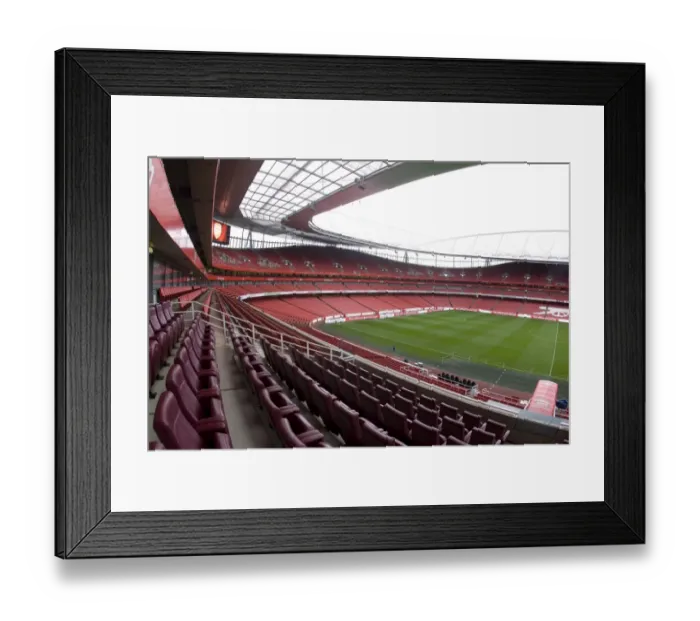 Framed Print : Arsenal Football Club at Emirates Stadium, London - November 2009 Framed Print : Arsenal Football Club at Emirates Stadium, London - November 2009