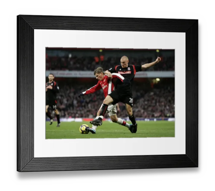 Framed Print : Andrey Arshavin holds off Andy Wilkinson (Stoke) on his way to scoring Arsenals 1st goal Framed Print : Andrey Arshavin holds off Andy Wilkinson (Stoke) on his way to scoring Arsenals 1st goal