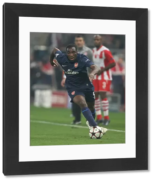 Gilles Sunu (Arsenal). Olympiacos 1: 0 Arsenal, UEFA Champions League, Group H