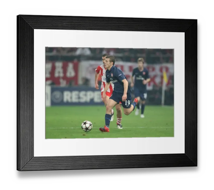 Framed Print : Jack Wilshere (Arsenal). Olympiacos 1: 0 Arsenal, UEFA Champions League