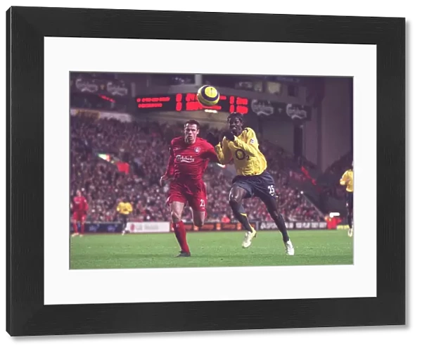 Emmanuel Adebayor (Arsenal) Jamie Carragher (Liverpool). Liverpool 1: 0 Arsenal