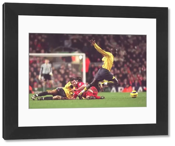 Emmanuel Eboue (Arsenal) Robbie Fowler (Liverpool). Liverpool 1: 0 Arsenal