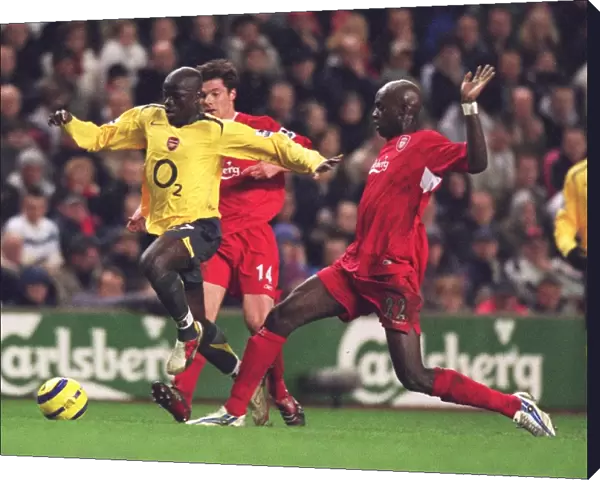 Emmanuel Eboue (Arsenal) Momo Sissoko (Liverpool). Liverpool 1: 0 Arsenal