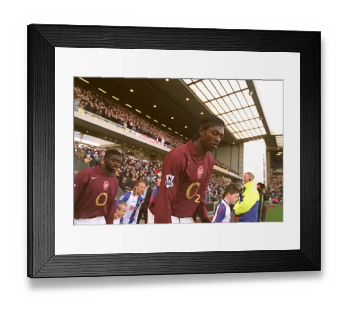 Framed Print : Adebayor and Toure's Victory: Arsenal's 1-0 Win at Blackburn Rovers, 2006 Framed Print : Adebayor and Toure's Victory: Arsenal's 1-0 Win at Blackburn Rovers, 2006