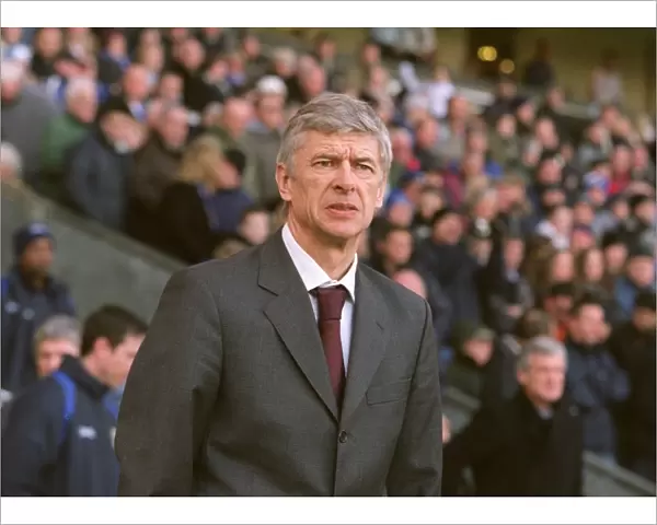 Arsene Wenger the Arsenal Manager. Blackburn Rovers 1: 0 Arsenal. FA Premiership
