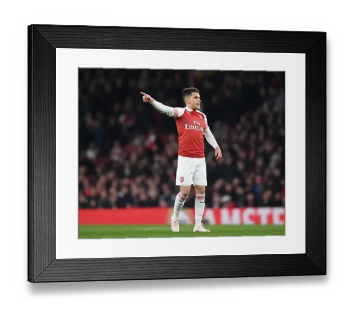 Framed Print : Arsenal v S. S. C. Napoli - UEFA Europa League Quarter Final : First Leg