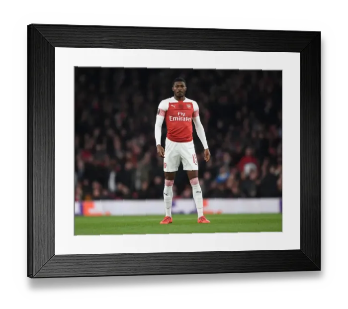 Framed Print : Arsenal's Ainsley Maitland-Niles Faces Off Against S.S.C. Napoli in Europa League Quarterfinals Framed Print : Arsenal's Ainsley Maitland-Niles Faces Off Against S.S.C. Napoli in Europa League Quarterfinals