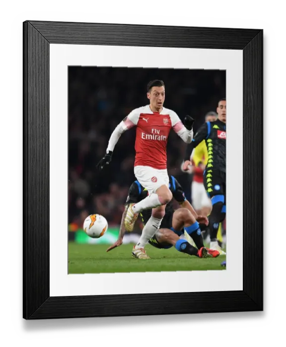 Framed Print : Arsenal vs. S.S.C. Napoli: Europa League Quarterfinal Showdown at Emirates Stadium Framed Print : Arsenal vs. S.S.C. Napoli: Europa League Quarterfinal Showdown at Emirates Stadium