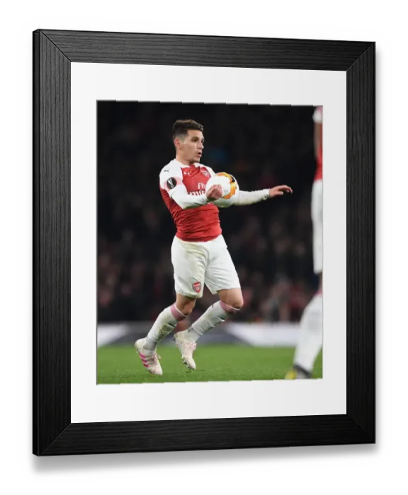 Framed Print : Lucas Torreira in Europa League Action: Arsenal vs. Napoli at Emirates Stadium Framed Print : Lucas Torreira in Europa League Action: Arsenal vs. Napoli at Emirates Stadium