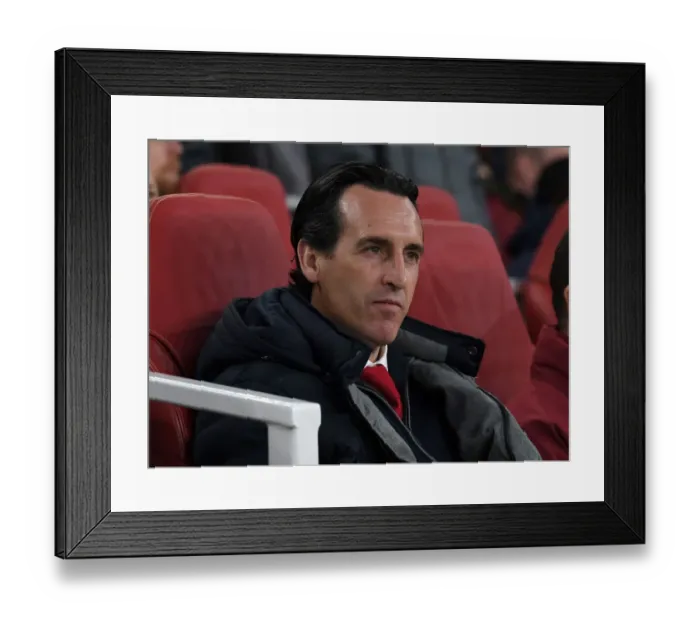 Framed Print : Unai Emery Leads Arsenal Against Napoli in Europa League Quarterfinal Framed Print : Unai Emery Leads Arsenal Against Napoli in Europa League Quarterfinal