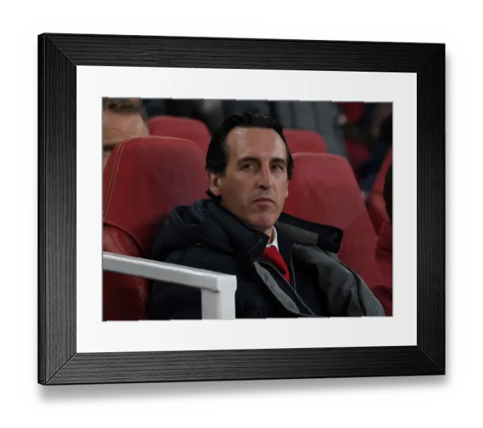 Framed Print : Unai Emery Guides Arsenal in Europa League Quarterfinals vs. Napoli Framed Print : Unai Emery Guides Arsenal in Europa League Quarterfinals vs. Napoli