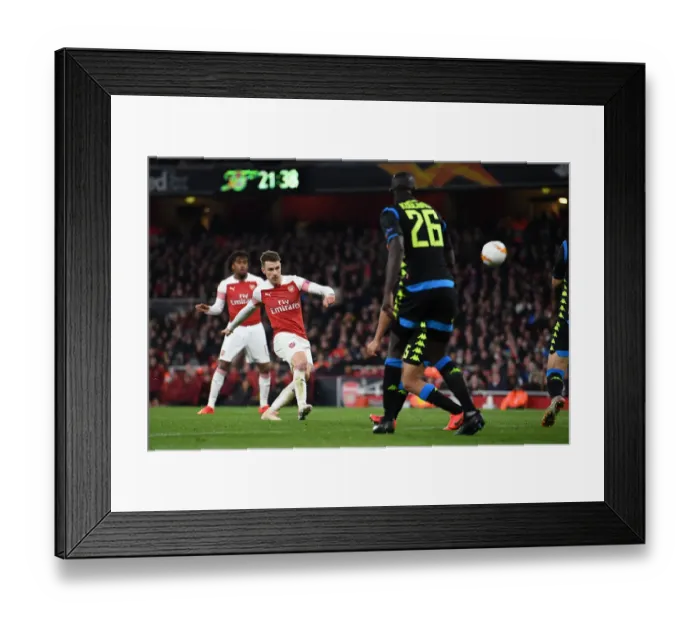Framed Print : Arsenal vs. S.S.C. Napoli: Europa League Quarterfinal Battle at Emirates Stadium Framed Print : Arsenal vs. S.S.C. Napoli: Europa League Quarterfinal Battle at Emirates Stadium