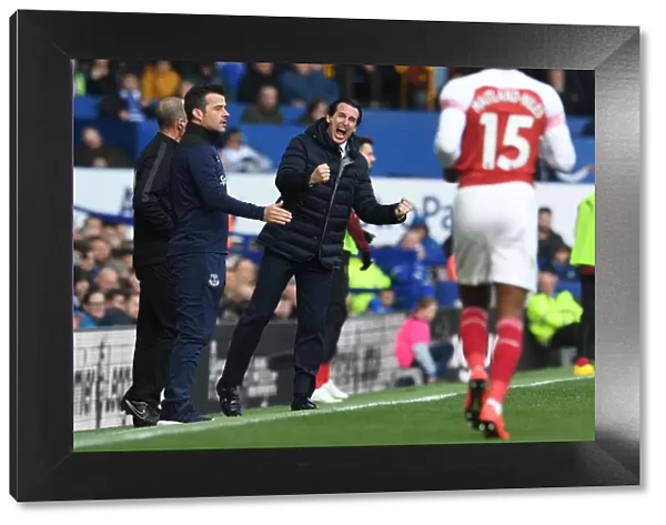 Unai Emery Leads Arsenal in Intense Premier League Showdown Against Everton (2018-19)