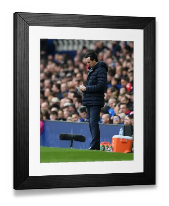Framed Print : Unai Emery Leads Arsenal Against Everton in Premier League Showdown (2018-19) Framed Print : Unai Emery Leads Arsenal Against Everton in Premier League Showdown (2018-19)