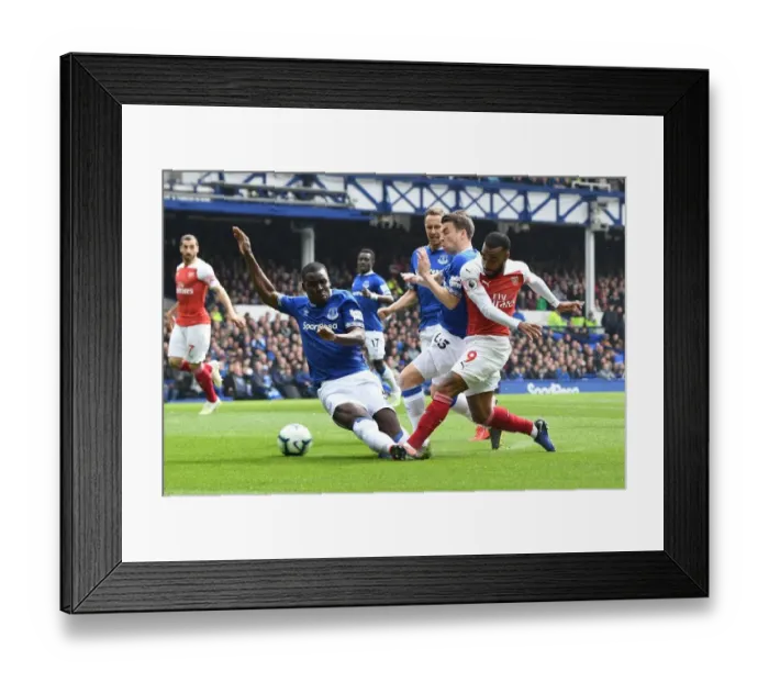 Framed Print : Intense Rivalry: Lacazette's Determination Against Zouma and Coleman's Pressure at Everton vs Arsenal Framed Print : Intense Rivalry: Lacazette's Determination Against Zouma and Coleman's Pressure at Everton vs Arsenal
