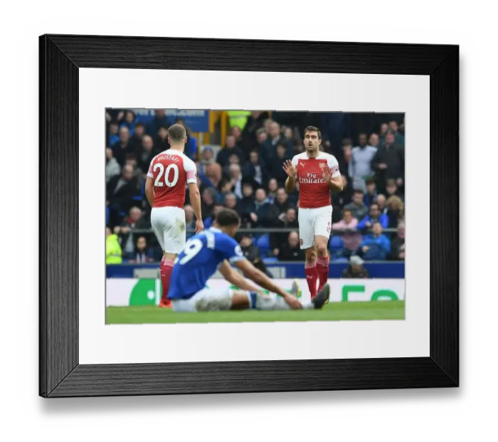 Framed Print : Sokratis in Action: Everton vs Arsenal, Premier League 2018-19 Framed Print : Sokratis in Action: Everton vs Arsenal, Premier League 2018-19